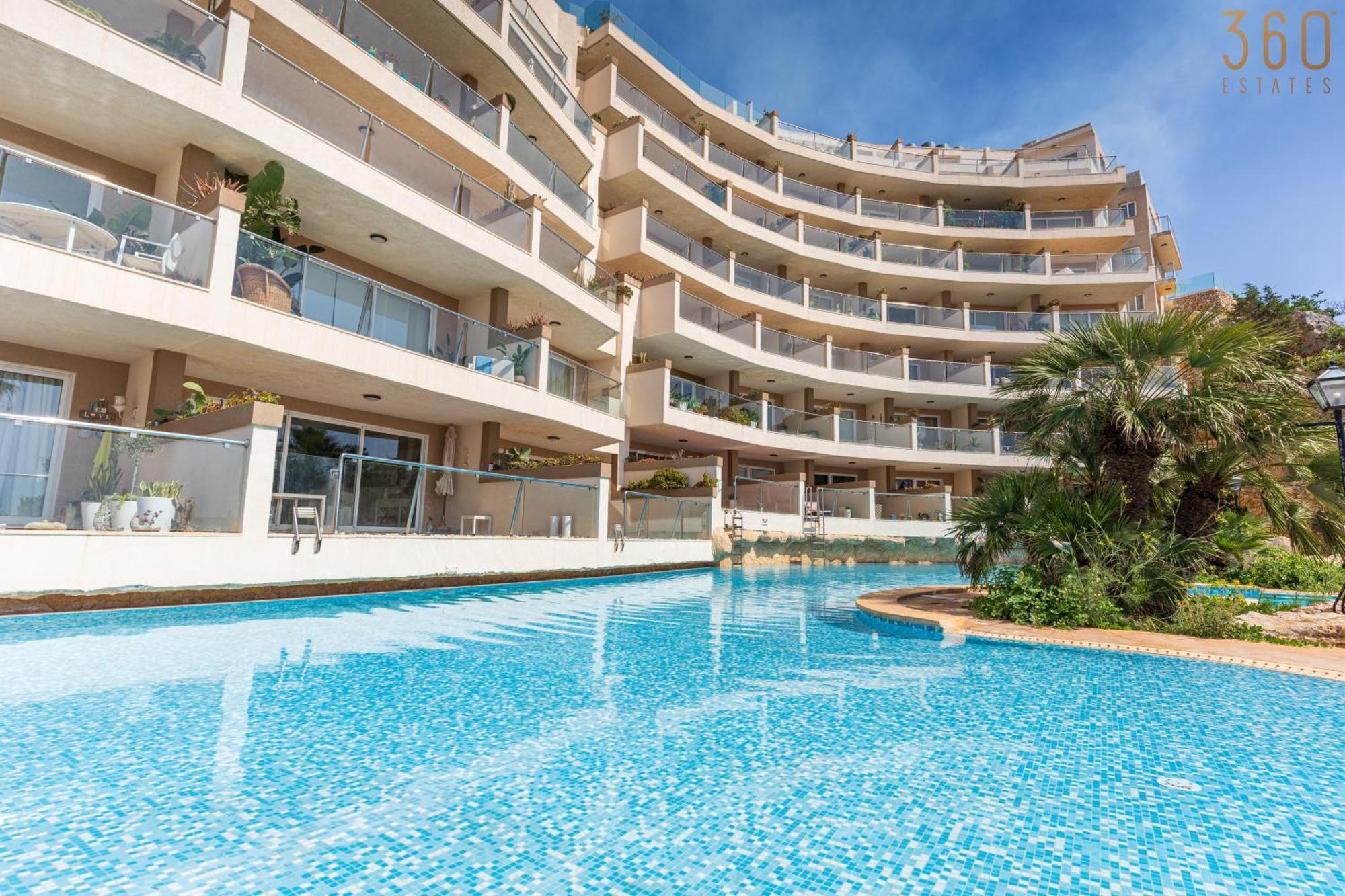 Lovely With Amazing Balcony & Communal Pool By 360 Estates * Ghajn Melel